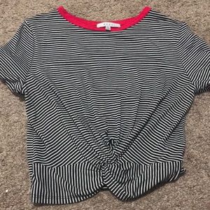 Striped crop top